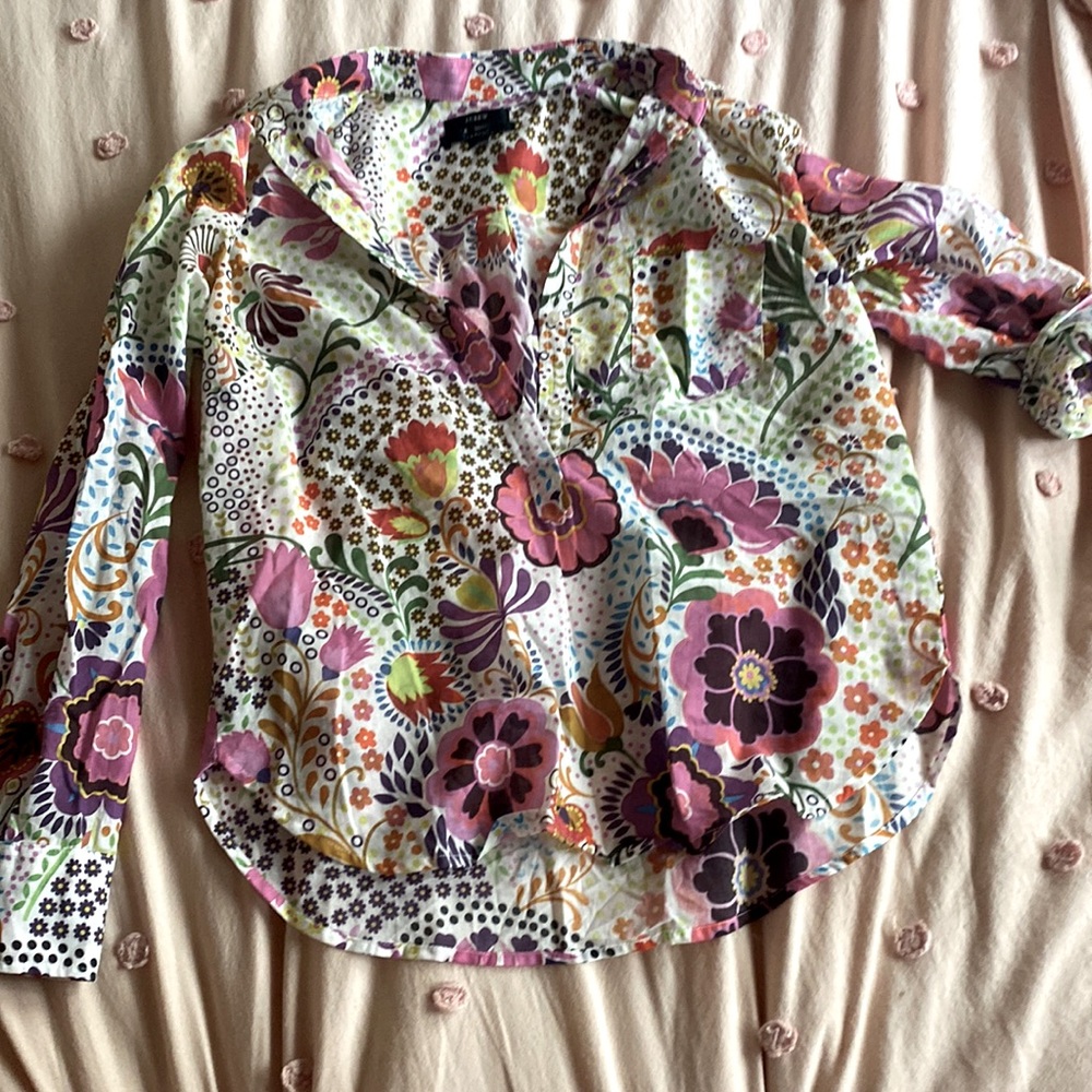 J.Crew Floral Shirt